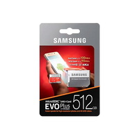 Samsung EVO PLUS 512GB MicroSD Clase 10  Memoria Flash