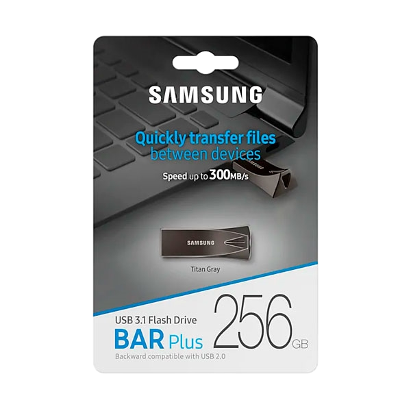 Samsung BAR Titan Gray Plus 256GB USB 31  PenDrive Samsung BAR Titan Gray Plus 256GB USB 31  PenDrive