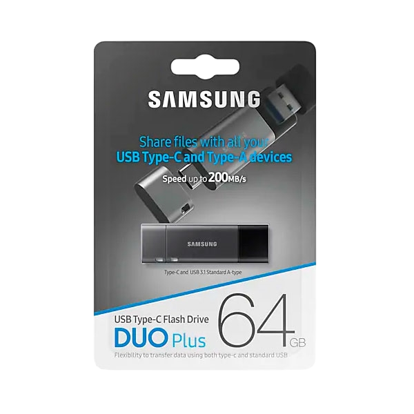 Samsung DUO Titan Gray Plus 64GB USB 31  PenDrive Samsung DUO Titan Gray Plus 64GB USB 31  PenDrive