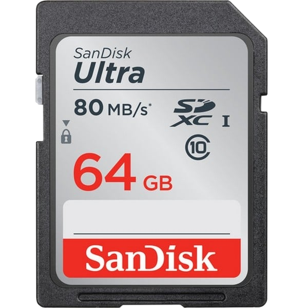 SanDisk Ultra 64GB 80MBs  Tarjeta SD SanDisk Ultra 64GB 80MBs  Tarjeta SD