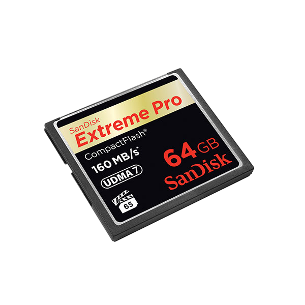 SanDisk Extreme Pro 64GB 160MBs  Tarjeta CompactFlash SanDisk Extreme Pro 64GB 160MBs  Tarjeta CompactFlash