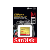 SanDisk Extreme 64GB 120MB/s 85MB/s - Tarjeta CompactFlash