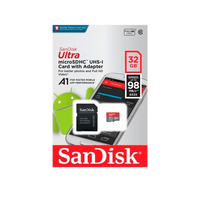 SanDisk Ultra Android 32GB 98MBs cadapt Tarjeta microSD SanDisk Ultra Android 32GB 98MBs cadapt Tarjeta microSD