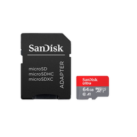 SanDisk Ultra Android 64GB 100MBs cadapt Tarjeta microSD SanDisk Ultra Android 64GB 100MBs cadapt Tarjeta microSD