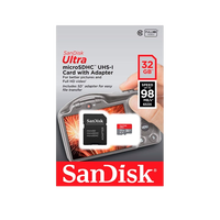 SanDisk Ultra 32GB 98MBs cadap  Tarjeta microSD