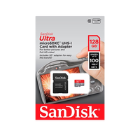 SanDisk Ultra 128GB 100MBs cadap  Tarjeta microSD