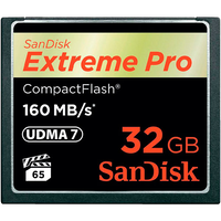 SanDisk Extreme Pro 32GB 160MB/s - Tarjeta CompactFlash