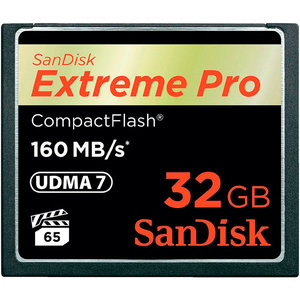SanDisk Extreme Pro 32GB 160MBs Tarjeta CompactFlash SanDisk Extreme Pro 32GB 160MBs Tarjeta CompactFlash
