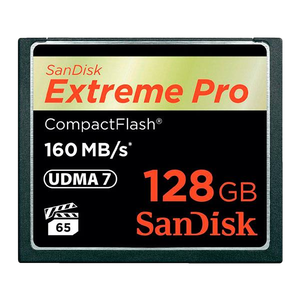 SanDisk Extreme Pro 128GB 160MBs  Tarjeta CompactFlash