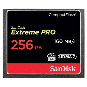 SanDisk Extreme Pro 256GB 160MBs  Tarjeta CompactFlash