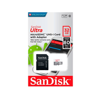 SanDisk Ultra Android 32GB 80MBs cadap Tarjeta microSD SanDisk Ultra Android 32GB 80MBs cadap Tarjeta microSD