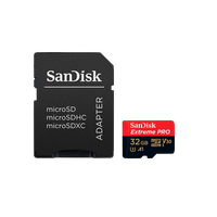 SanDisk Extreme Pro 32GB 100MB/s c/adap - Tarjeta microSD SanDisk Extreme Pro 32GB 100MB/s c/adap - Tarjeta microSD
