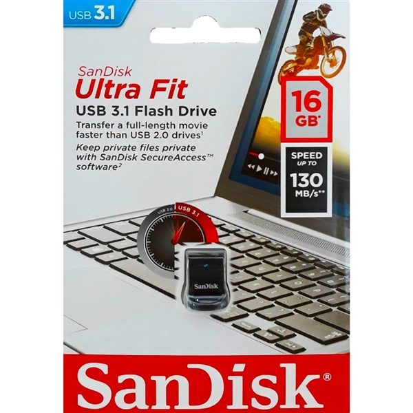 SanDisk Ultra Fit USB 31 16GB PenDrive SanDisk Ultra Fit USB 31 16GB PenDrive