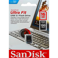 SanDisk Ultra Fit USB 31 16GB PenDrive SanDisk Ultra Fit USB 31 16GB PenDrive