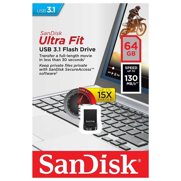 SanDisk Ultra Fit USB 31 64GB  PenDrive SanDisk Ultra Fit USB 31 64GB  PenDrive