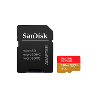 Sandisk Extreme MicroSD 128GB  adaptador  Rescue Pro Delx