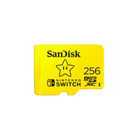 SanDisk Micro SD 256GB para Nintendo Switch Star - Memoria