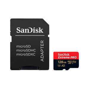 SanDisk Extreme Pro 128GB 170MBs cAdap  Soft  MicroSD