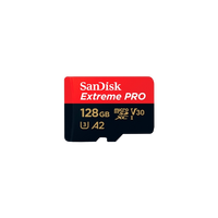 SanDisk Extreme Pro 128GB 170MBs cAdap  Soft  MicroSD