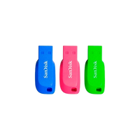 SanDisk Cruzer Blade 32GB Pack de 3 unidades Pendrive SanDisk Cruzer Blade 32GB Pack de 3 unidades Pendrive