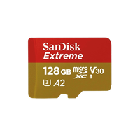 SanDisk Extreme 128GB 160MBs cadap  Tarjeta microSD