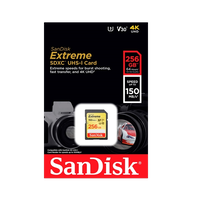 SanDisk Extreme 256GB 150MBs  Tarjeta SD