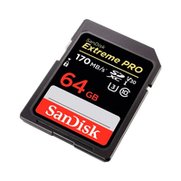 SanDisk Extreme Pro 64GB 170MBs  Tarjeta SD