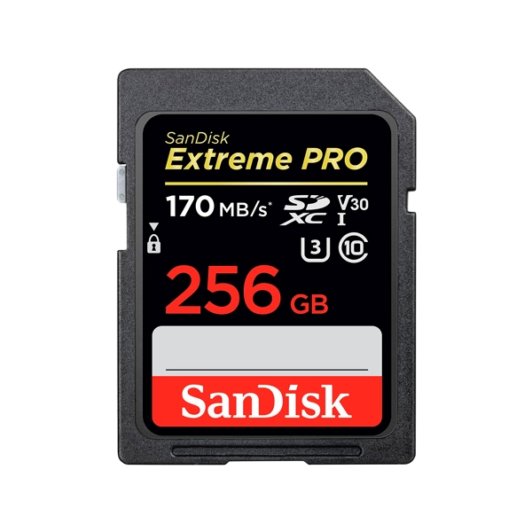 SanDisk Extreme Pro 256GB 170MBs Tarjeta SD SanDisk Extreme Pro 256GB 170MBs Tarjeta SD