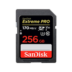 SanDisk Extreme Pro 256GB 170MBs Tarjeta SD SanDisk Extreme Pro 256GB 170MBs Tarjeta SD