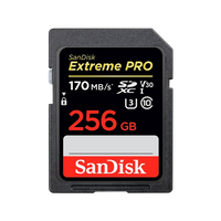 SanDisk Extreme Pro 256GB 170MBs Tarjeta SD SanDisk Extreme Pro 256GB 170MBs Tarjeta SD