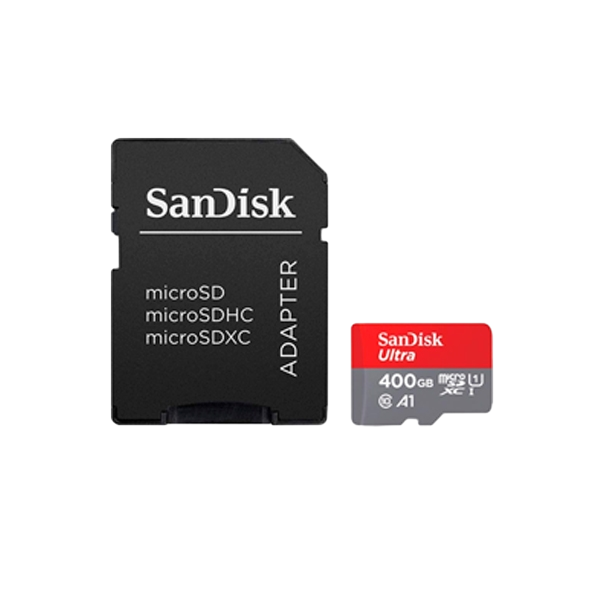 SanDisk Ultra Android 400GB 100MBs cAdap Tarjeta MicroSD SanDisk Ultra Android 400GB 100MBs cAdap Tarjeta MicroSD
