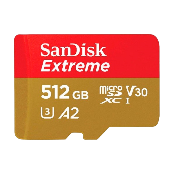 SanDisk Extreme 512GB 160MBs cAdap Soft MicroSD SanDisk Extreme 512GB 160MBs cAdap Soft MicroSD