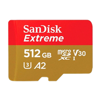SanDisk Extreme 512GB 160MBs cAdap Soft MicroSD SanDisk Extreme 512GB 160MBs cAdap Soft MicroSD