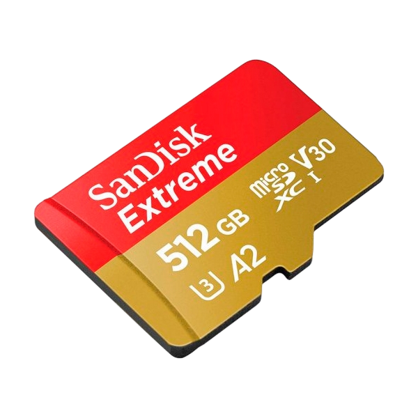 SanDisk Extreme 512GB 160MBs cAdap Soft MicroSD SanDisk Extreme 512GB 160MBs cAdap Soft MicroSD