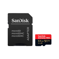 SanDisk Extreme Pro 64GB 170MBs cAdap  Soft  MicroSD