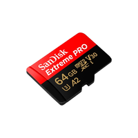 SanDisk Extreme Pro 64GB 170MBs cAdap  Soft  MicroSD