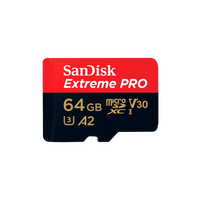 SanDisk Extreme Pro 64GB 170MBs cAdap  Soft  MicroSD