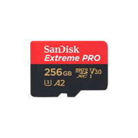 SanDisk Extreme Pro 256GB 170MBs cAdap  Soft  MicroSD