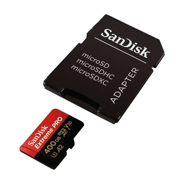 SanDisk Extreme Pro 400GB 170MBs cAdap  Soft  MicroSD SanDisk Extreme Pro 400GB 170MBs cAdap  Soft  MicroSD