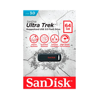 SanDisk Ultra Trek USB 30 64GB PenDrive SanDisk Ultra Trek USB 30 64GB PenDrive