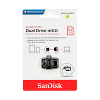 SanDisk Ultra Dual Drive m30 USB 30 64GB PenDrive SanDisk Ultra Dual Drive m30 USB 30 64GB PenDrive