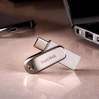 SanDisk Ultra Dual Drive Luxe USB tipo C 64GB PenDrive SanDisk Ultra Dual Drive Luxe USB tipo C 64GB PenDrive