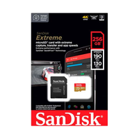 Sandisk Extreme 256GB 190MBs cada UHSI  MicroSD