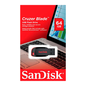 SanDisk Cruzer Blade 64GB Pendrive SanDisk Cruzer Blade 64GB Pendrive
