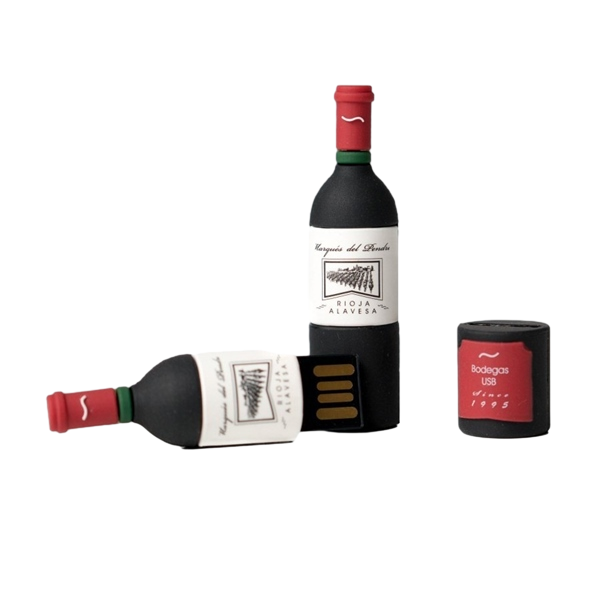 TECH1TECH Botella de Vino 16GB USB2 PenDrive TECH1TECH Botella de Vino 16GB USB2 PenDrive