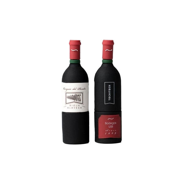 TECH1TECH Botella de Vino 16GB USB2 PenDrive TECH1TECH Botella de Vino 16GB USB2 PenDrive