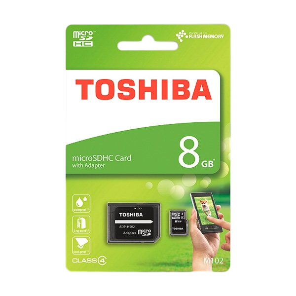 Toshiba High Speed 8GB CL4 cadap  Tarjeta MicroSD Toshiba High Speed 8GB CL4 cadap  Tarjeta MicroSD