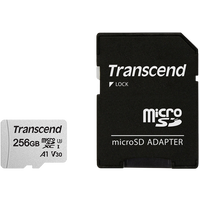 Transcend 300S 256GB CL10 UHS3 cadaptador  Micro SD
