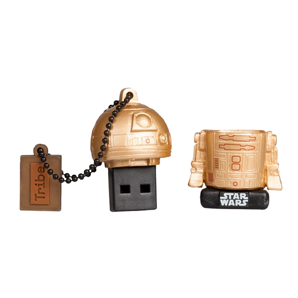 TRIBE Star Wars R2D2 Gold 16GB  PenDrive TRIBE Star Wars R2D2 Gold 16GB  PenDrive