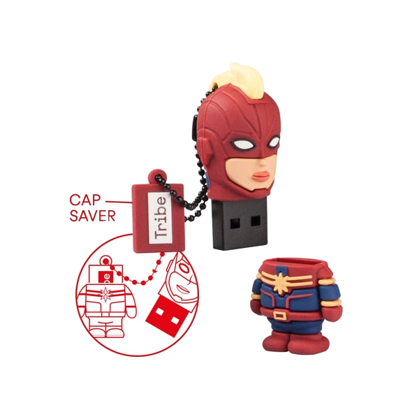 TRIBE Marvel Capitana Marvel 32GB  PenDrive TRIBE Marvel Capitana Marvel 32GB  PenDrive